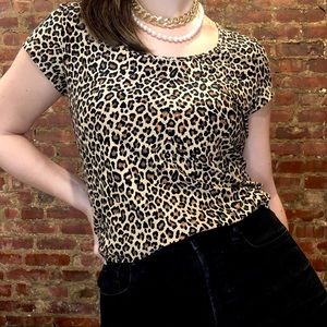 Cheetah/Leopard Print Top